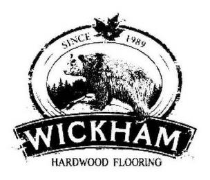 WICKHAM HARDWOOD FLOORING SINCE 1989 trademark