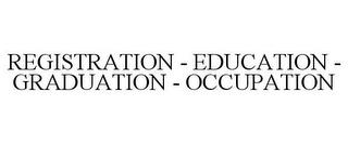 REGISTRATION - EDUCATION - GRADUATION -OCCUPATION trademark