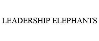 LEADERSHIP ELEPHANTS trademark