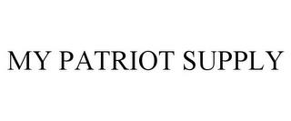 MY PATRIOT SUPPLY trademark