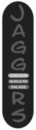 JAGG CHICKEN BURGERS SALADS RS trademark