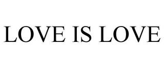 LOVE IS LOVE trademark