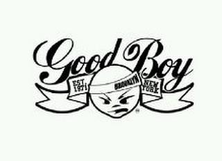 GOOD BOY EST 1971 BROOKLYN NEW YORK trademark