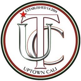 UTC UPTOWN CALI ESTABLISHED 1.4.2014 trademark