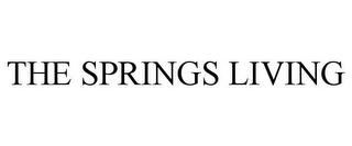 THE SPRINGS LIVING trademark