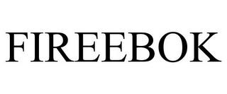 FIREEBOK trademark