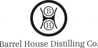 B H H BARREL HOUSE DISTILLING CO. trademark