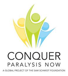 CONQUER PARALYSIS NOW A GLOBAL PROJECT OF THE SAM SCHMIDT FOUNDATION trademark