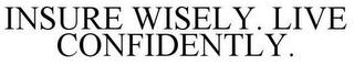 INSURE WISELY. LIVE CONFIDENTLY. trademark