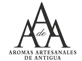 AAA DE AROMAS ARTESANALES DE ANTIGUA trademark