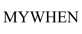 MYWHEN trademark