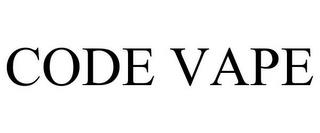 CODE VAPE trademark