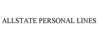 ALLSTATE PERSONAL LINES trademark