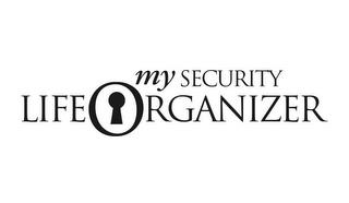 MY SECURITY LIFEORGANIZER trademark