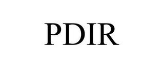 PDIR trademark