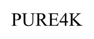 PURE4K trademark