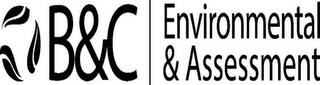 B&C ENVIRONMENTAL ASSESMENT trademark