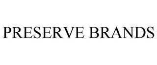 PRESERVE BRANDS trademark