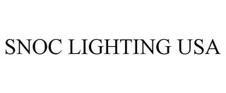 SNOC LIGHTING USA trademark