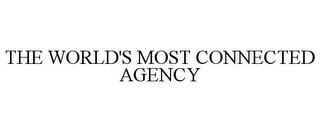 THE WORLD'S MOST CONNECTED AGENCY trademark