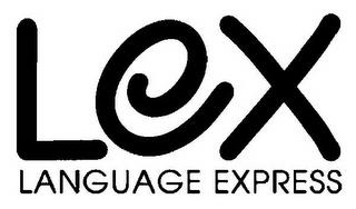 LEX LANGUAGE EXPRESS trademark