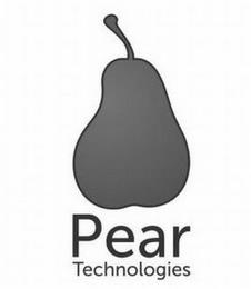 PEAR TECHNOLOGIES trademark