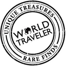 WORLD TRAVELER UNIQUE TREASURES RARE FINDS trademark