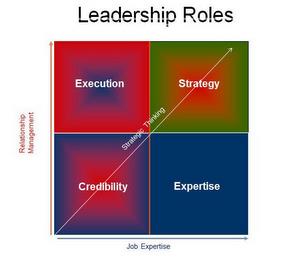 LEADERSHIP ROLES EXECUTION STRATEGY CREDIBILITY EXPERTISE STRATEGIC THINKING RELATIONSHIP MANAGEMENT JOB EXPERTISE trademark