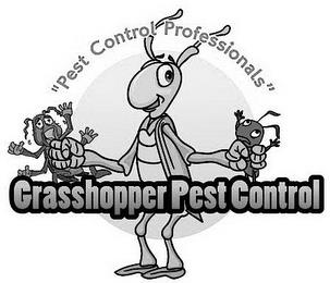 GRASSHOPPER PEST CONTROL "PEST CONTROL PROFESSIONALS" trademark