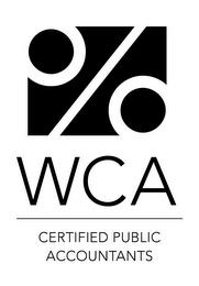 WCA CERTIFIED PUBLIC ACCOUNTANTS trademark