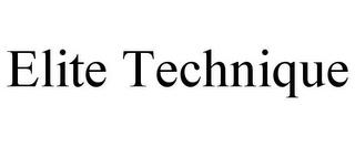 ELITE TECHNIQUE trademark