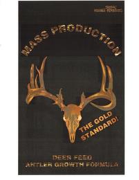 PANTHER OUTDOORS MASS PRODUCTION THE GOLD STANDARD! DEER FEED ANTLER GROWTH FORMULA trademark