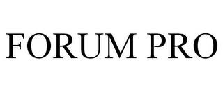 FORUM PRO trademark