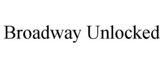 BROADWAY UNLOCKED trademark