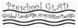 PRESCHOOL GLAD GUIDED LANGUAGE ACQUISITION DESIGN trademark