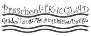 PRESCHOOL·TK·K GLAD GUIDED LANGUAGE ACQUISITION DESIGN trademark