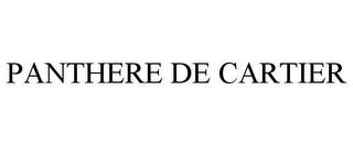 PANTHERE DE CARTIER trademark