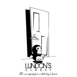 LUNDON'S CLOSET THE ONESTOP SHOP TO A LITTLE BOY'S HEART. L C trademark