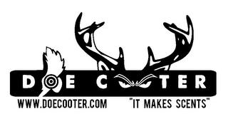 DOE COOTER WWW.DOECOOTER.COM "IT MAKES SCENTS" trademark