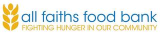 ALL FAITHS FOOD BANK FIGHTING HUNGER IN OUR COMMUNITY trademark