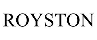 ROYSTON trademark