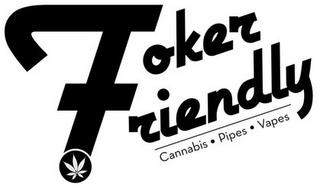 TOKER FRIENDLY CANNABIS · PIPES · VAPES trademark