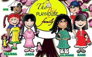 THE BIG PLAYHOUSE FAMILY KYE ELLISSA JADA JULIANNE LIAM KAMI trademark