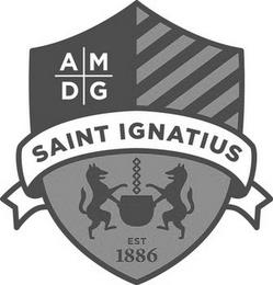 AMDG SAINT IGNATIUS EST 1886 trademark