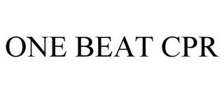 ONE BEAT CPR trademark