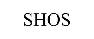 SHOS trademark