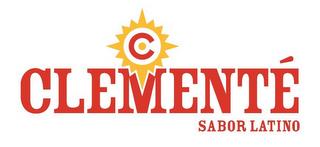 C CLEMENTÉ SABOR LATINO trademark