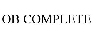 OB COMPLETE trademark