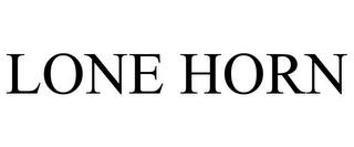 LONE HORN trademark