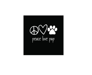 PEACE LOVE PUP trademark